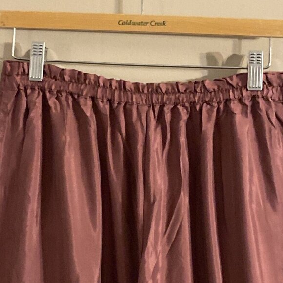 ATHLETA Calm Cool Pant Rose Pink Wide Leg Elastic Waist Pocket Med NWT MSRP $99 - Picture 6 of 12